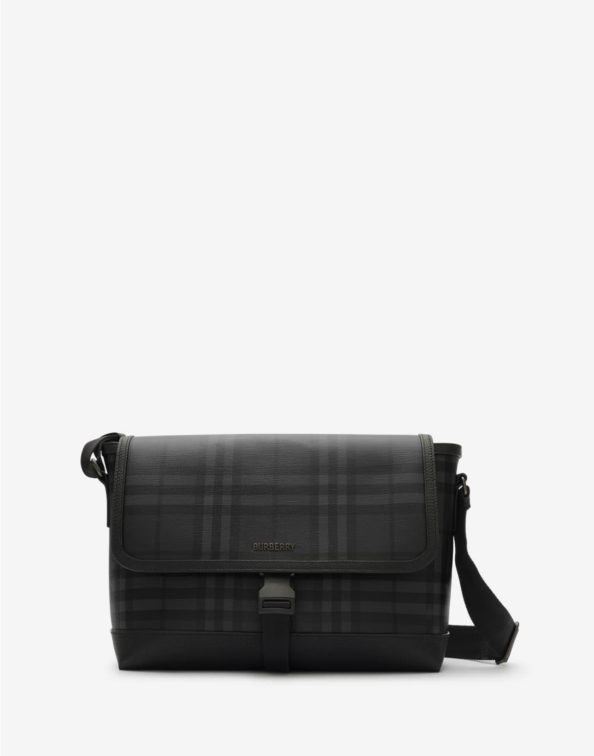 Medium City Check Clip Messenger Bag